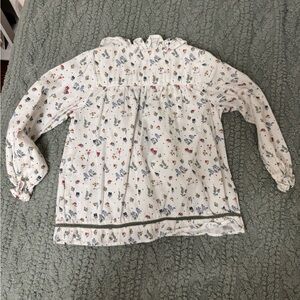 ZY long-sleeve flower top - Size 4/5